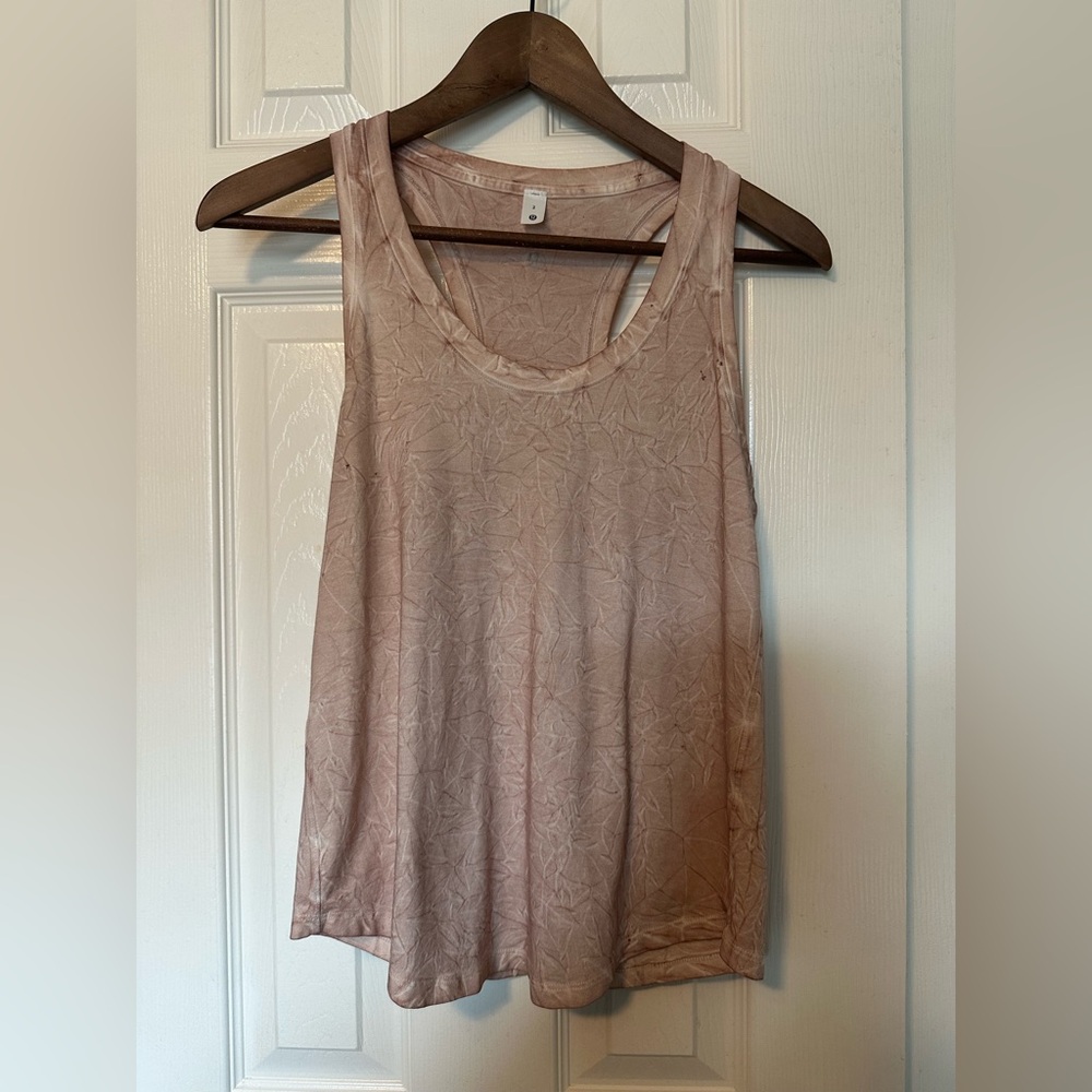 Lululemon Love Tank Top Summit Wash Smoky Topaz Size 2